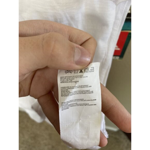 NWT Quiksilver mens white Polo medium short sleeve collared 100% cotton - Picture 5 of 8